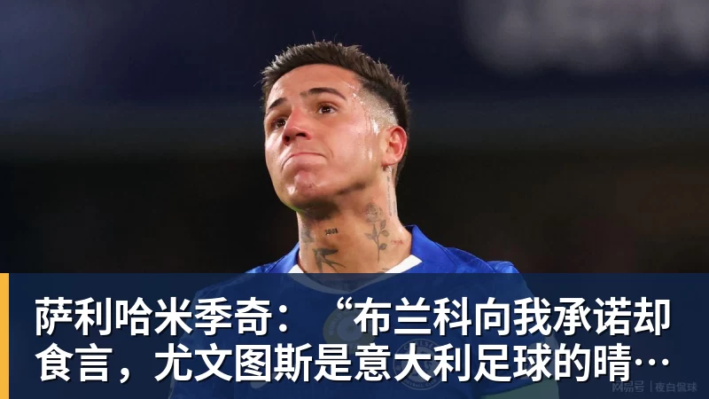 FB体育萨利哈米季奇:“布兰科向我承诺却食言,尤文图斯是意大利足球的晴雨表” FB体育萨利哈米季奇:“布兰科向我承诺却食言,尤文图斯是意大利足球的晴雨表”